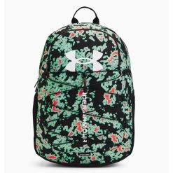 Under Armour Hustle Sport Backpack, Blk/Grn/Red