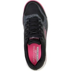Skechers Viper Court Ladies Pickleball Shoes, Black / Pink 5 Skechers Viper Court Ladies Pickleball Shoes, Black / Pink -Thorlo shop 172070bkpkB 18846.1666894959