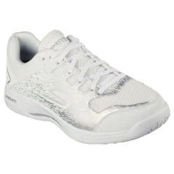 Skechers Viper Court Ladies Pickleball Shoes, White -Thorlo shop 172070whtA 77808.1674249056
