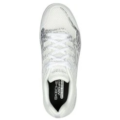 Skechers Viper Court Ladies Pickleball Shoes, White -Thorlo shop 172070whtC 36615.1674249055