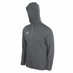 Asics Team Woven Track Top, Steel Gray