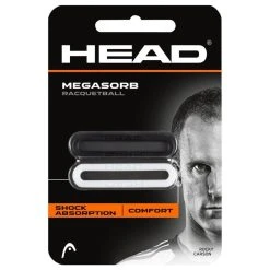 Head MegaSorb Racquetball String Dampener, Black/White