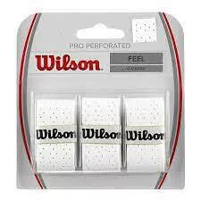 Wilson Pro Perforated Overgrip (3 Pcs) - White