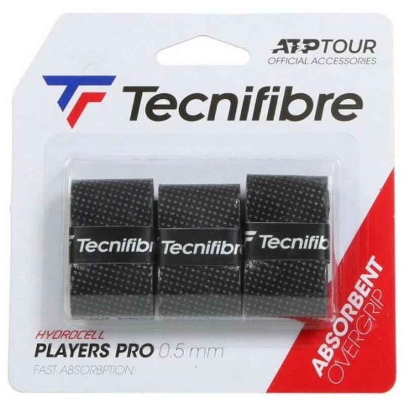TECNIFIBRE PLAYERS PRO OVERGRIP BLACK 1 TECNIFIBRE PLAYERS PRO OVERGRIP BLACK