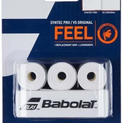 Babolat Syntec Pro+ VS Original X3 Repl Grip White