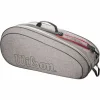Wilson Team 6PK Heather Grey Racket Bag -Thorlo shop 800x 286