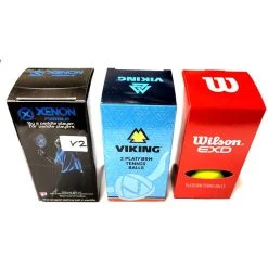 WILSON;VIKING;XENON Cold Weather Platform Tennis Balls - Play & Compare Pack '22 6 WILSON;VIKING;XENON Cold Weather Platform Tennis Balls - Play & Compare Pack '22 -Thorlo shop CompareBalls22d 46594.1650349091