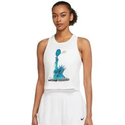 Nike Court DriFit NYC Liberty Tank -Thorlo shop DJ2589whtA 75742.1665510240