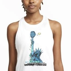 Nike Court DriFit NYC Liberty Tank -Thorlo shop DJ2589whtB 50729.1665510241