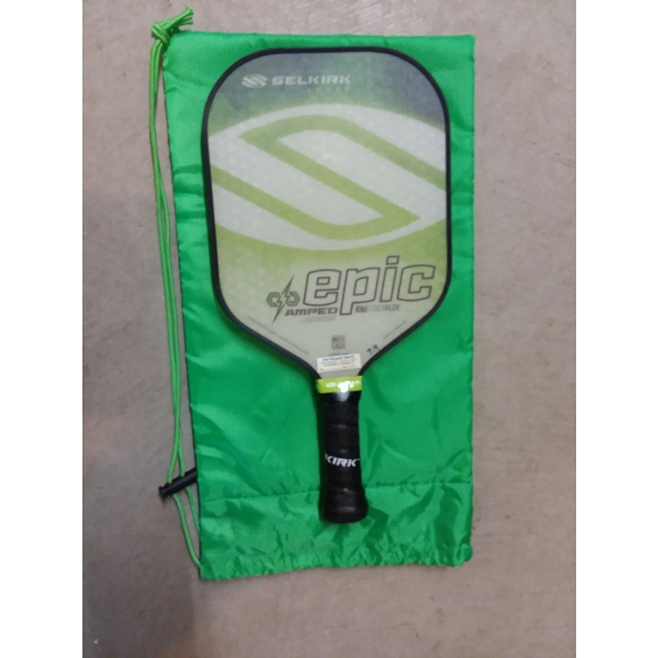 Padded Pickleball Cover With Strap, Green 4 Padded Pickleball Cover With Strap, Green - Image 4