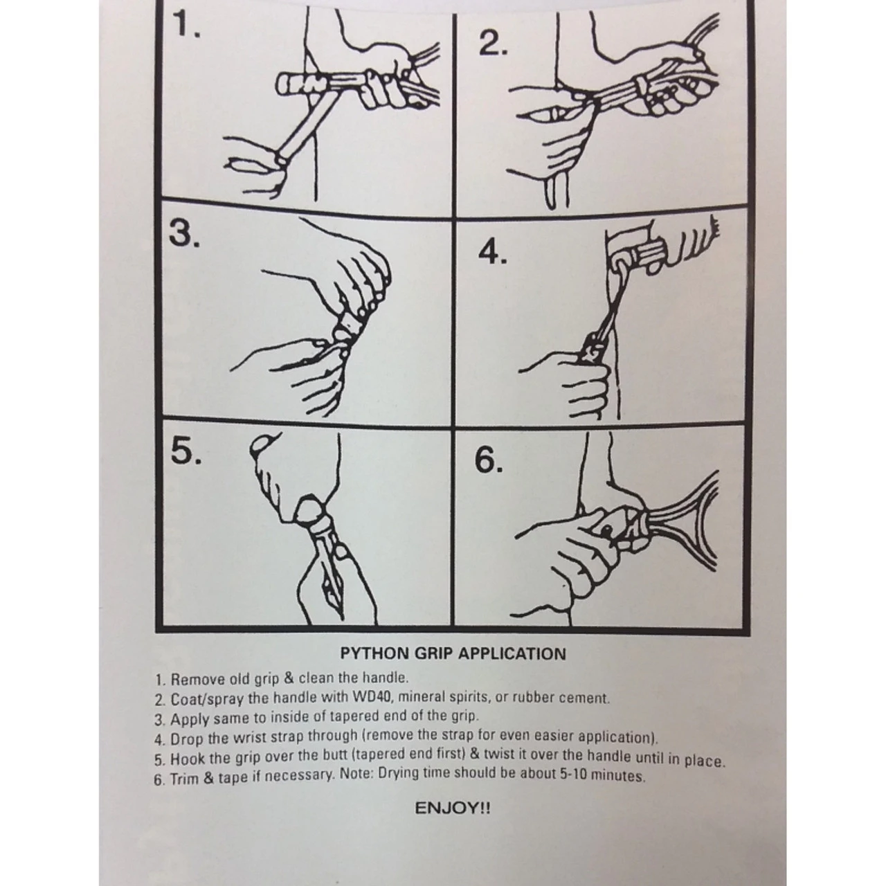 Python Rubber Racquetball Grip 3 Python Rubber Racquetball Grip - Image 3