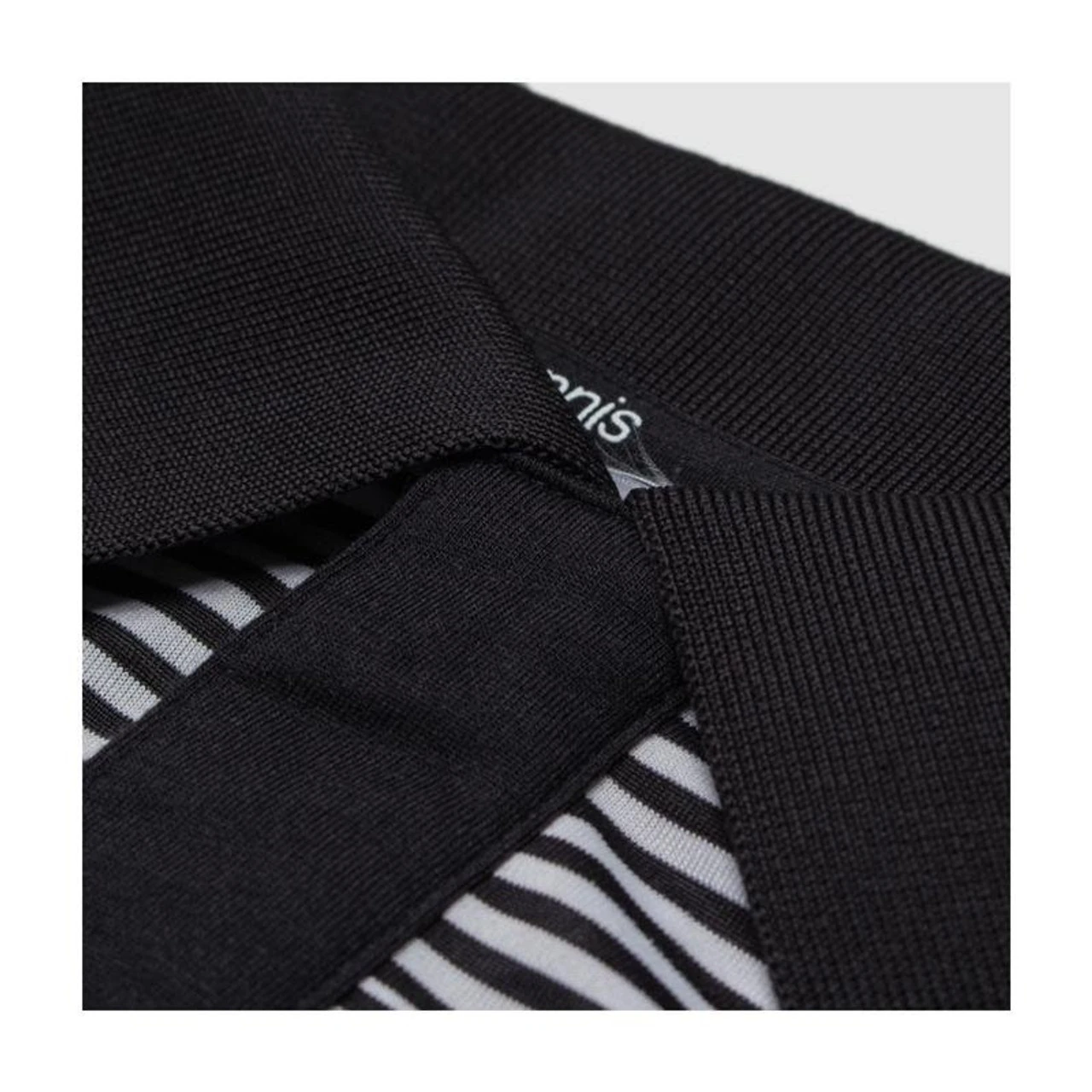 Adidas Classic Polo, Black / White Stripe 2 Adidas Classic Polo, Black / White Stripe - Image 2