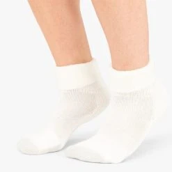 Thorlo TC-11 Cuff Sock, White -Thorlo shop TC11004b 46918.1650349589