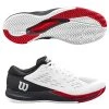 Wilson Rush Pro Ace Men 2E Wide, White/Black/Poppy 6 Wilson Rush Pro Ace Men 2E Wide, White/Black/Poppy -Thorlo shop WRS328340 75058.1659791414